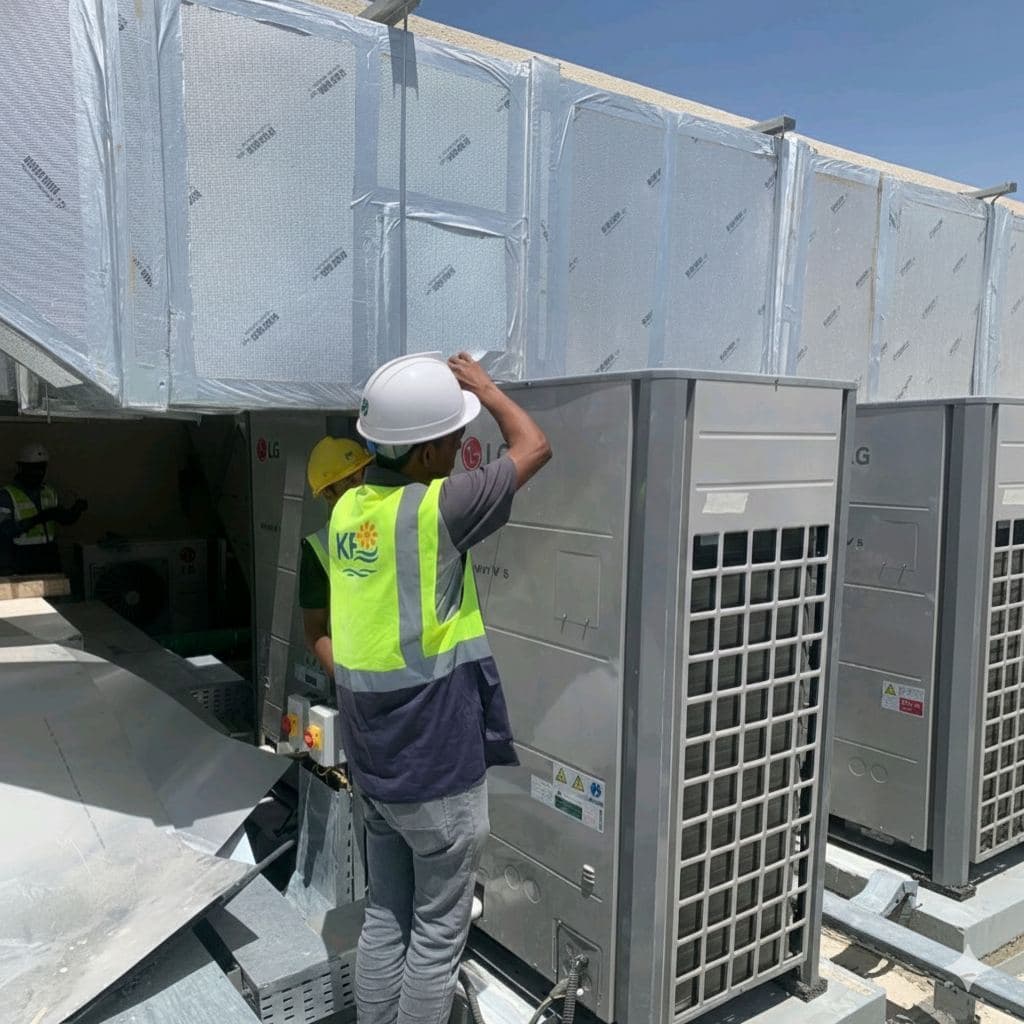 Installation d'unités VRF LG