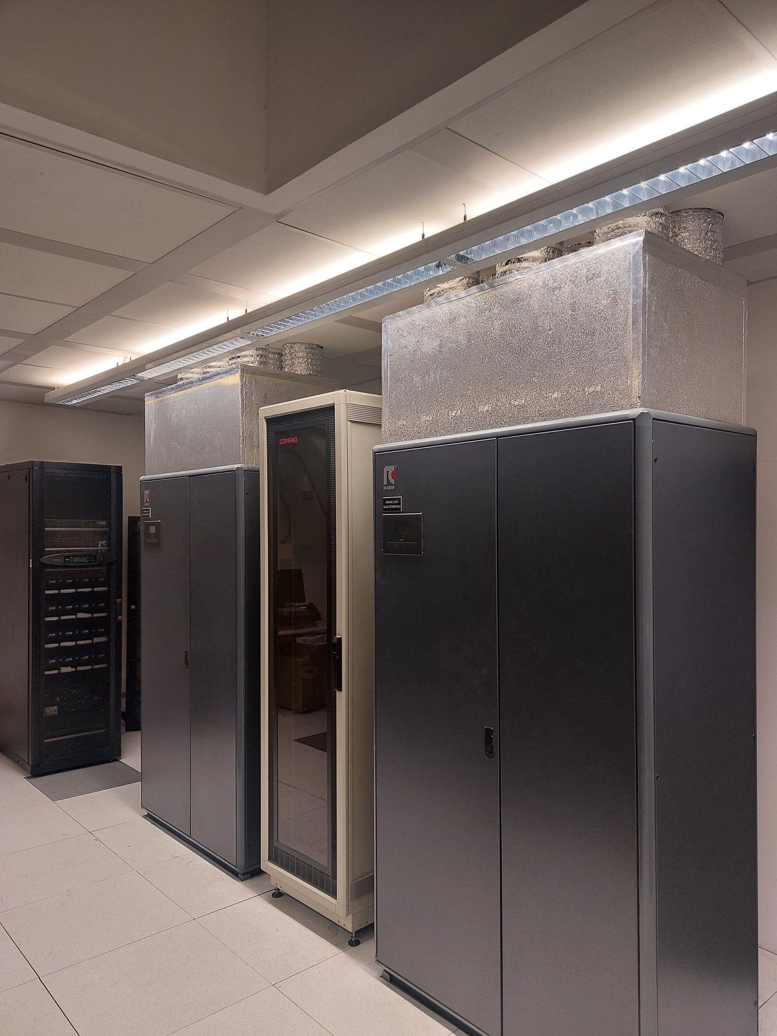 Climatisation de précision en salle serveur